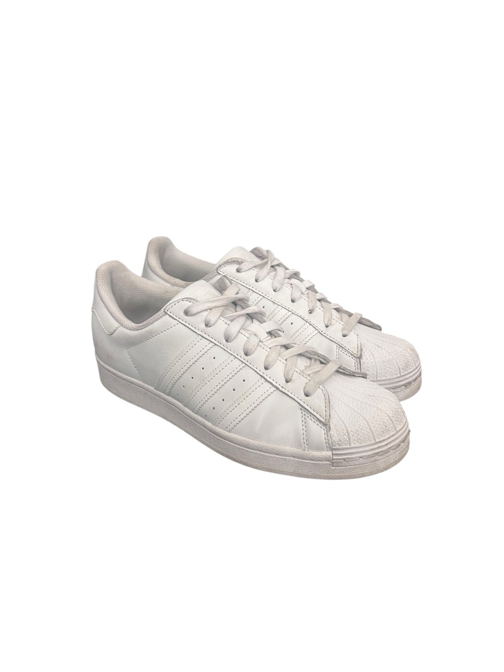 Adidas Men’s Shell Toe EG4950 White Leather Sneakers 8.5 9.5